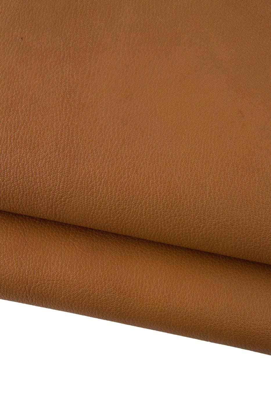 Tobacco Dyed Crust Leather hide, Full Grain Crustskin, natural hide for handcraters B19262-VT La Garzarara