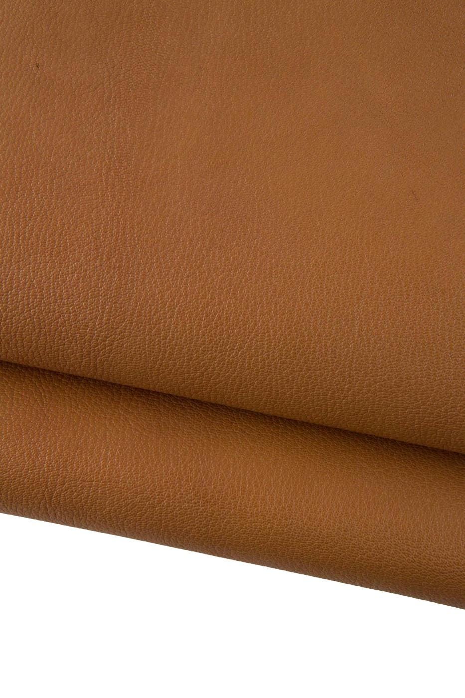 Tobacco Dyed Crust Leather hide, Full Grain Crustskin, natural hide for handcraters B19262-VT La Garzarara