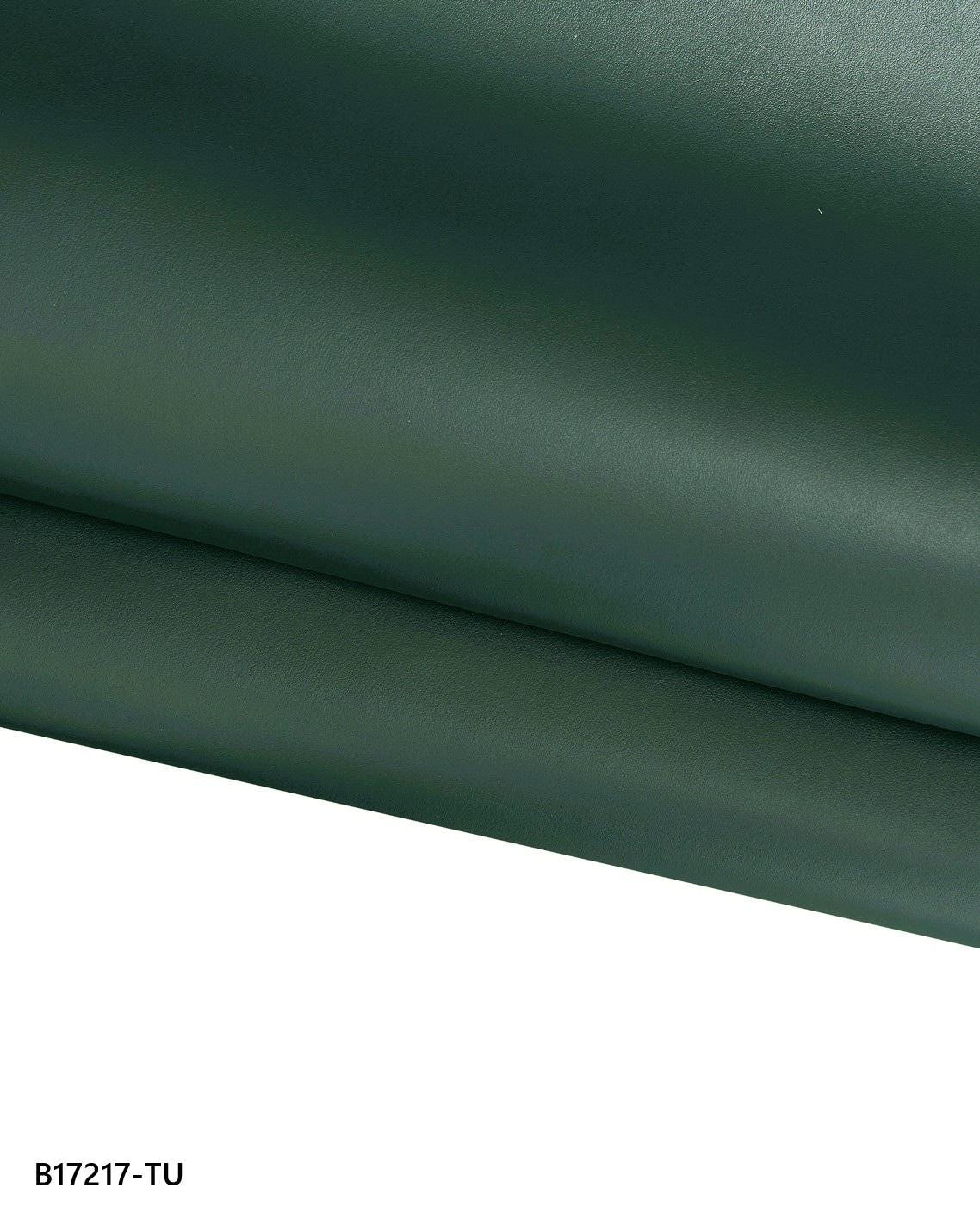 Green leather collection, genuine leather hides, smooth and pebbled, calfskin, lambskin and goatskin, textures for bags and DIY