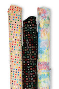MULTICOLOR vibrant leather skins, set of 3 textured SUEDE goatskins, soft colorful hides as per picture B19513-ST La Garzarara
