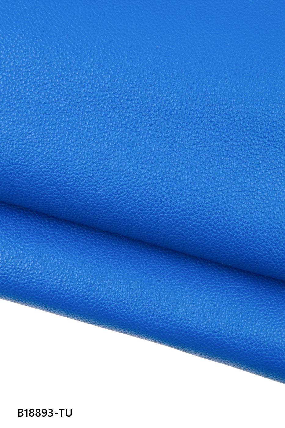Blue leather hides collection, SOLID COLOR, genuine leather hides, smooth and pebbled leather, calfskin, lambskin, goatskin, for crafts