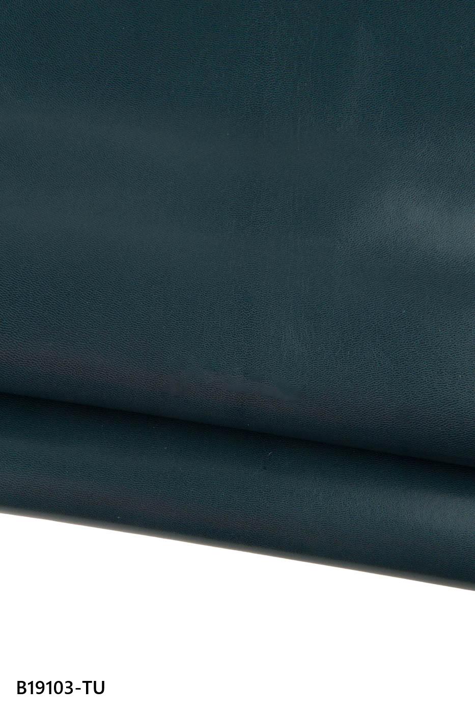 Blue leather hides collection, SOLID COLOR, genuine leather hides, smooth and pebbled leather, calfskin, lambskin, goatskin, for crafts