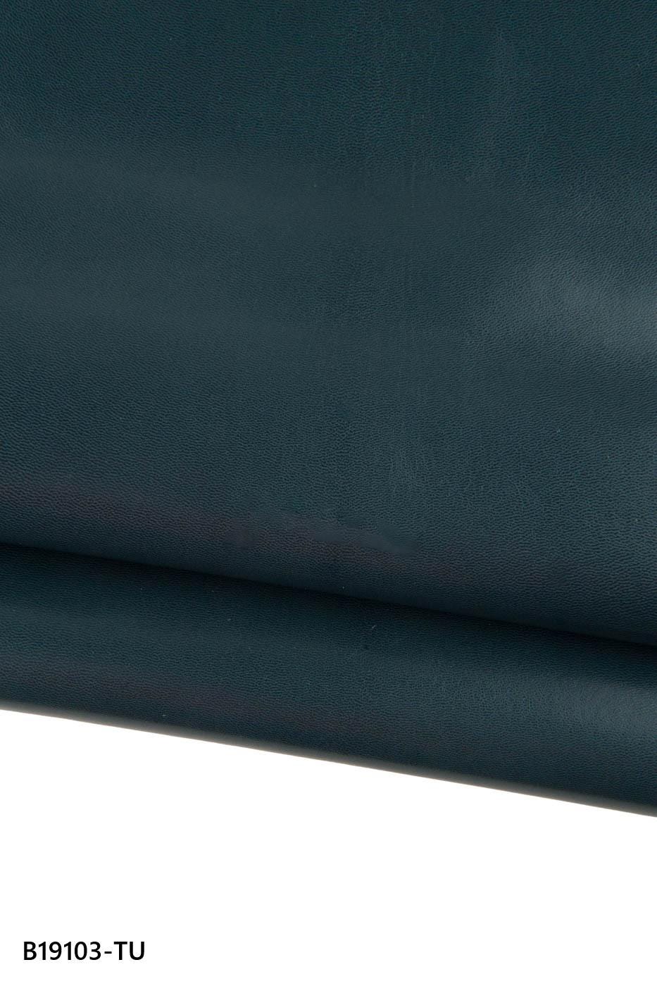 Blue leather hides collection, SOLID COLOR, genuine leather hides, smooth and pebbled leather, calfskin, lambskin, goatskin, for crafts