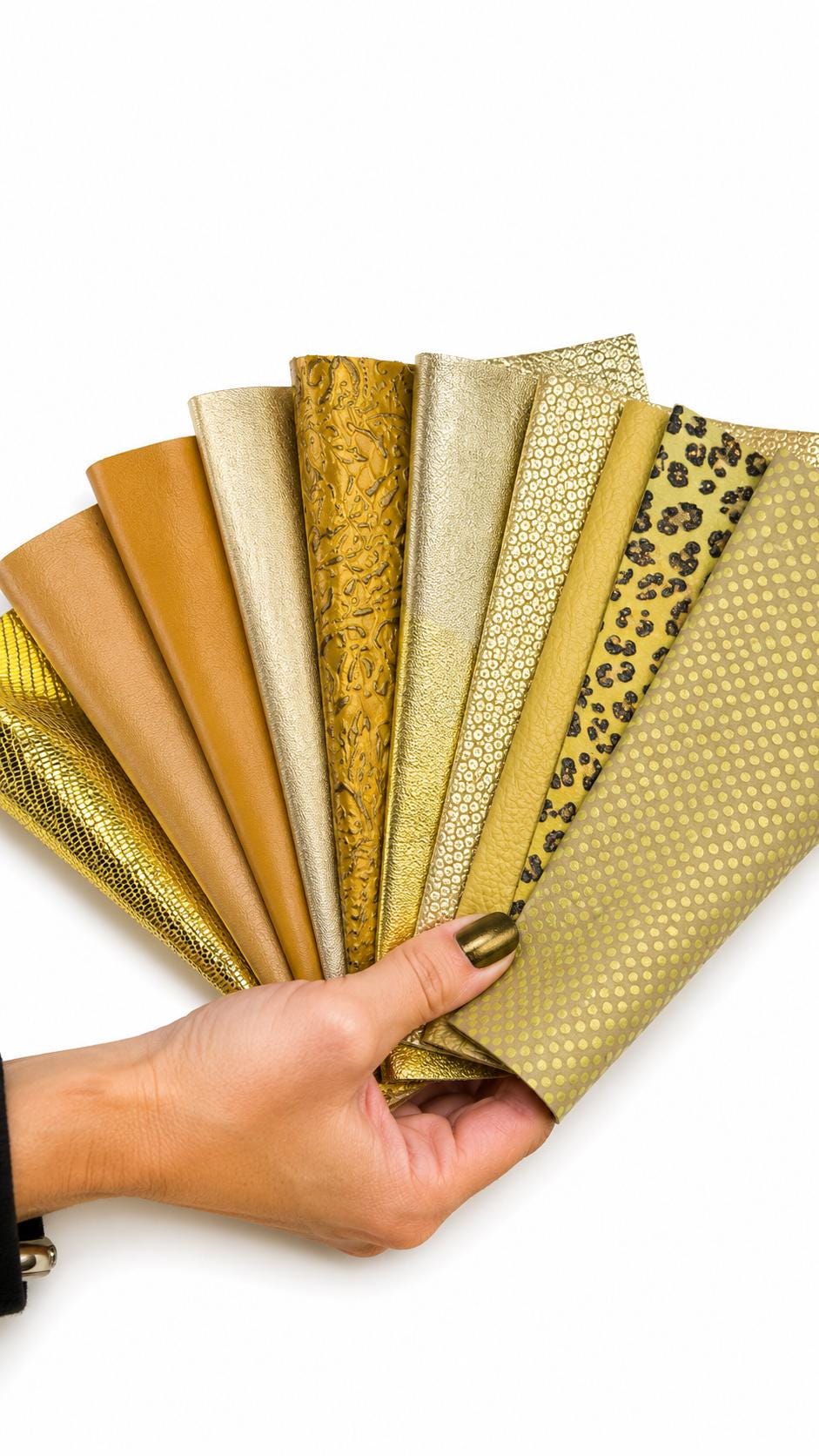Gold to Platinum Leather Scraps, Champagne and Metallic Beige Remnants, Random Fashion Offcuts 6x5"/15x12 cm 10x8"/25x20 cm PREMIUM3