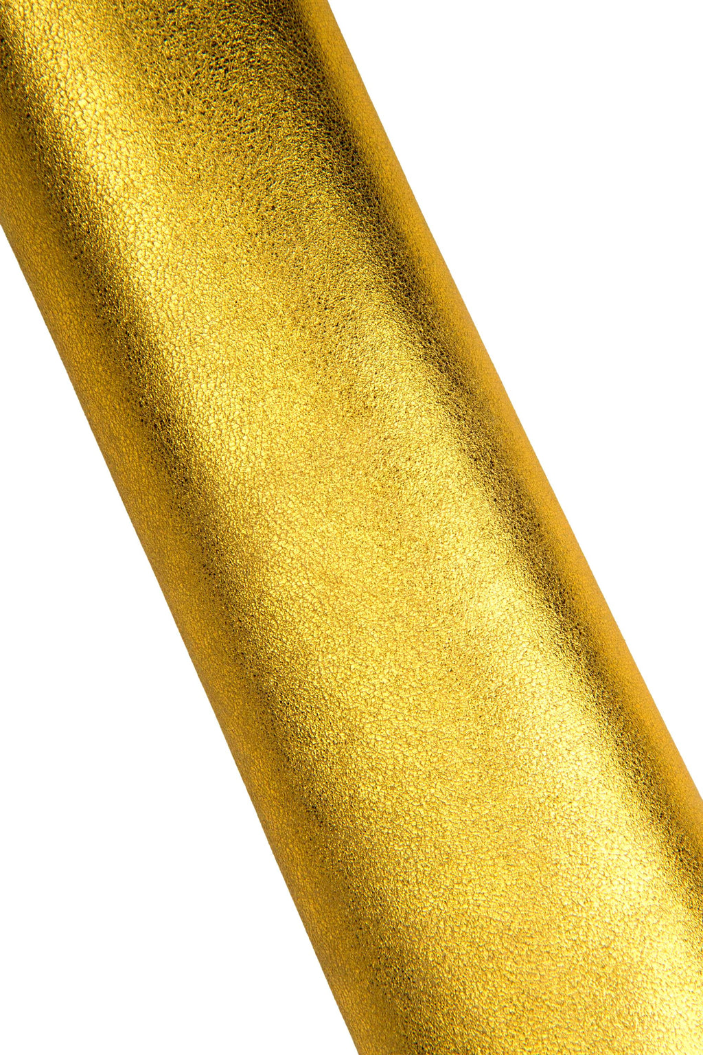 Gold metallic leather skin – glossy laminated goatskin leather hide, dusty soft finish for bags and jewelry – B16969-MT La Garzarara