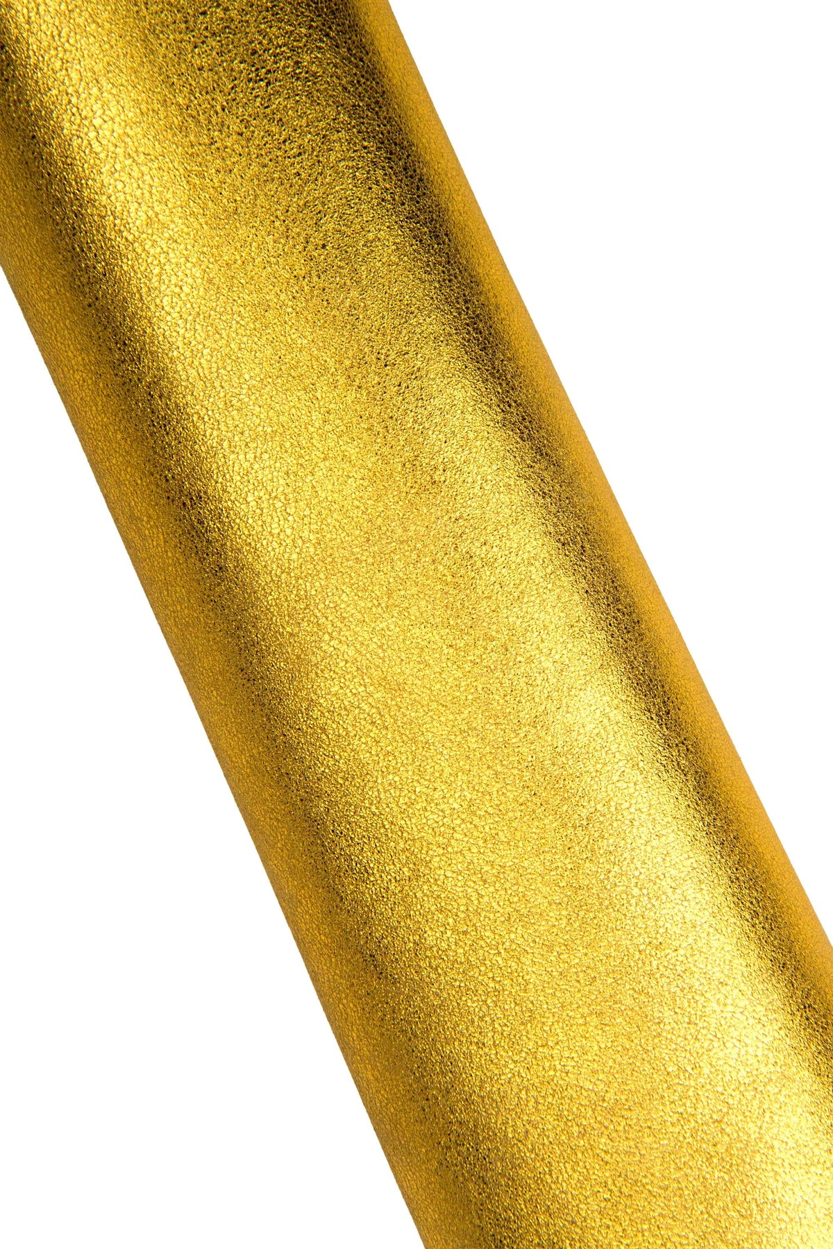 Gold metallic leather skin – glossy laminated goatskin leather hide, dusty soft finish for bags and jewelry – B16969-MT La Garzarara