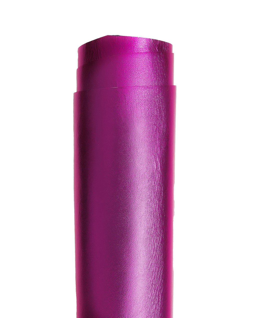 Fuchsia METALLIC leather skin, deep pink glossy goatskin, bright sparkle hide 0.5 - 0.7 mm for crafters B17184-MT La Garzarara