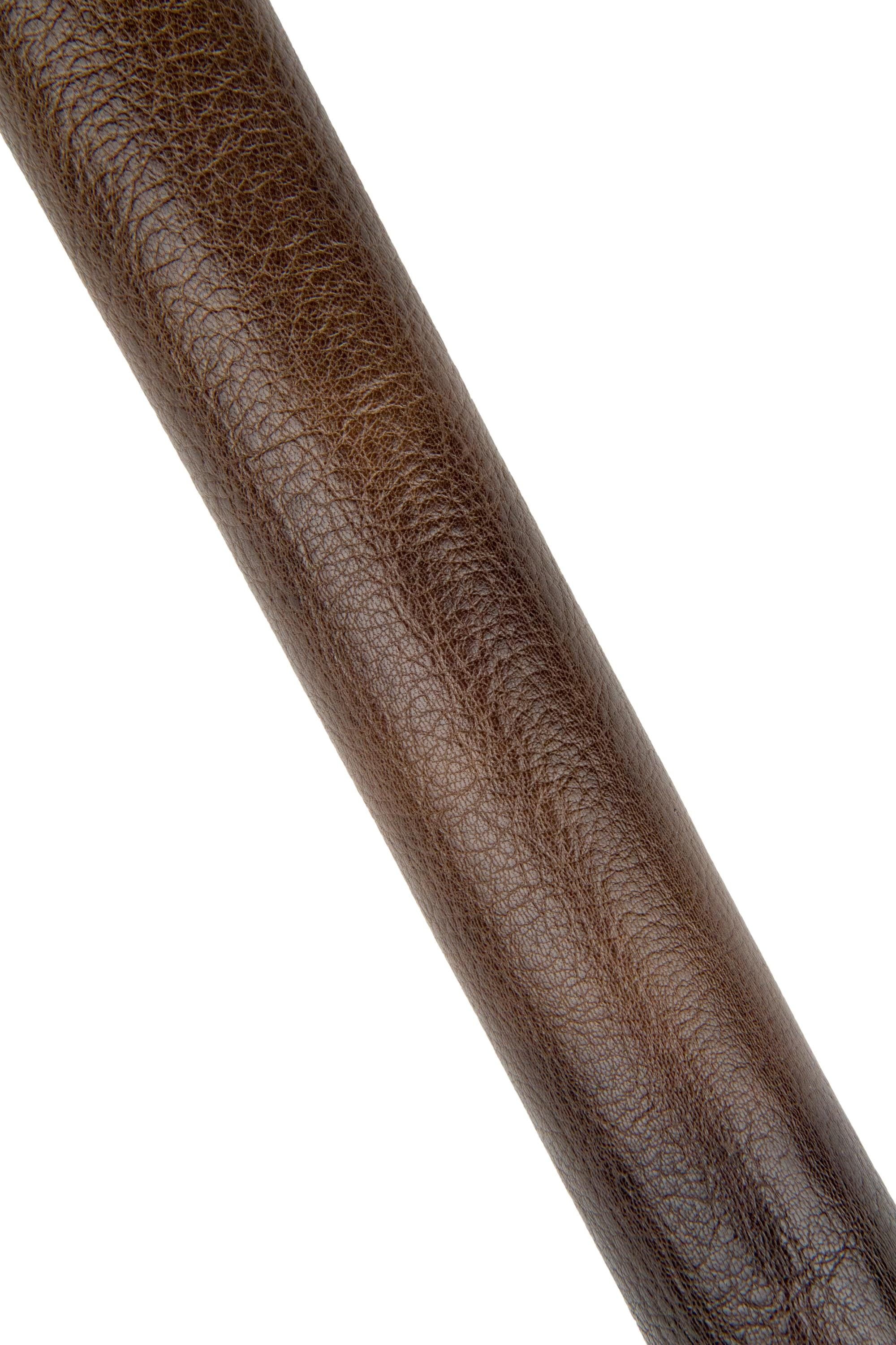 Hazelnut vintage leather skin, soft grainy goatskin, distressed hide for hobbyists B18699-VT La Garzarara