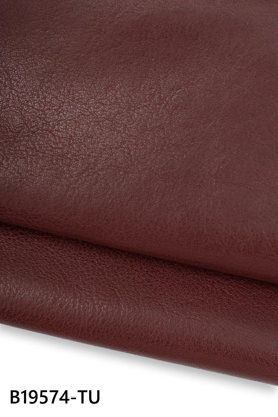 Red and Burgundy leather collection, genuine leather hides, smooth and pebbled, calfskin, lambskin and goatskin, textures for bags and DIY