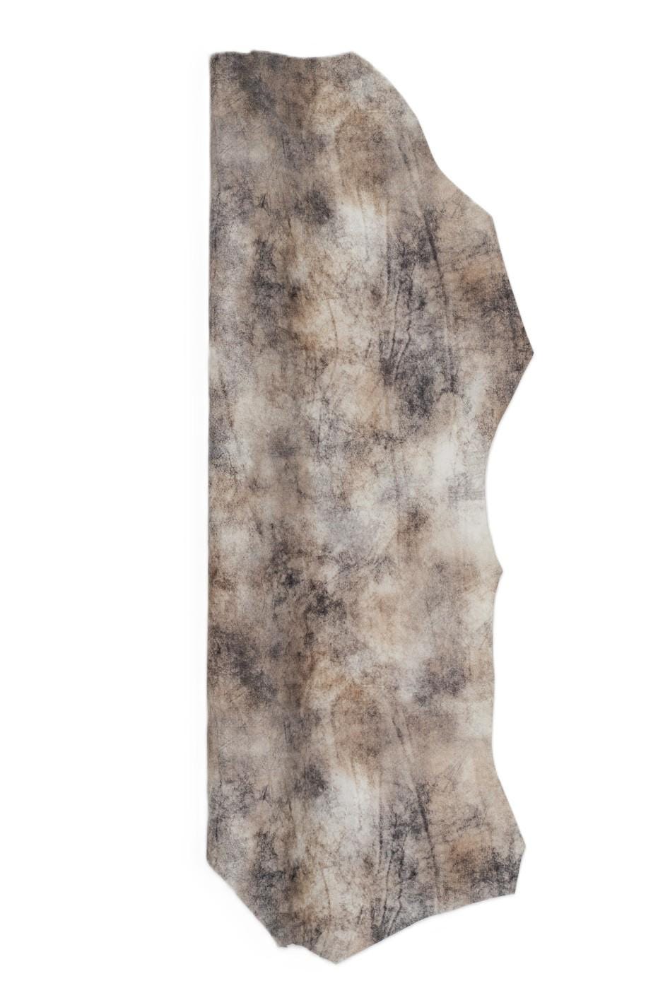 Pack of 4 METALLIC printed, solid color leather skins, SOFT matching goatskins assorted as per picture B19533-MT(st) La Garzarara