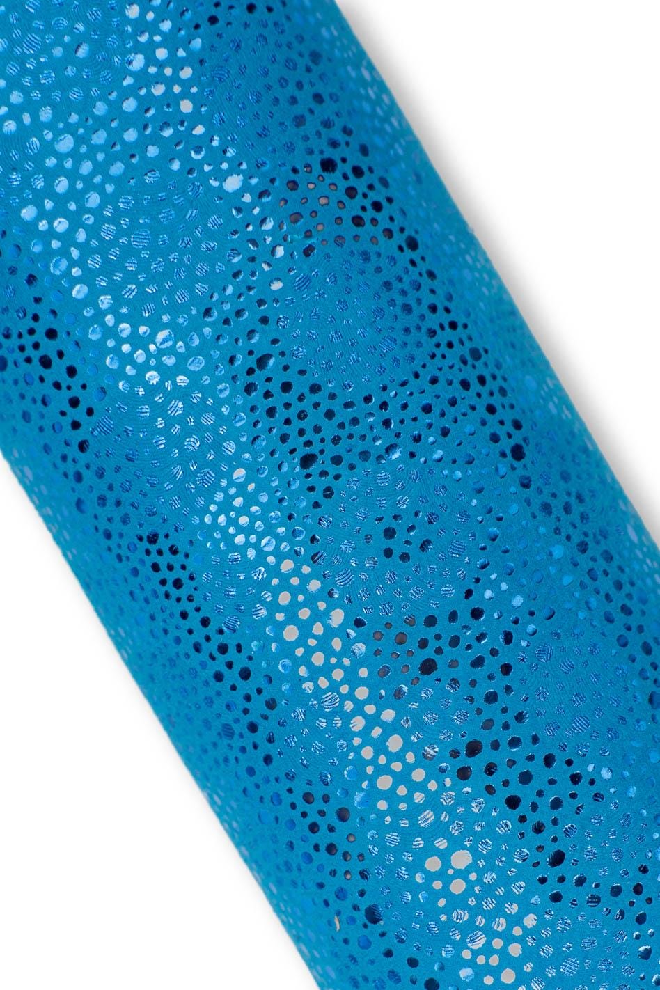 Pack of 3 light BLUE - bluette leather skins, smooth METALLIC and textured goatskins, soft bright materials B19527-MT(st) La Garzarara