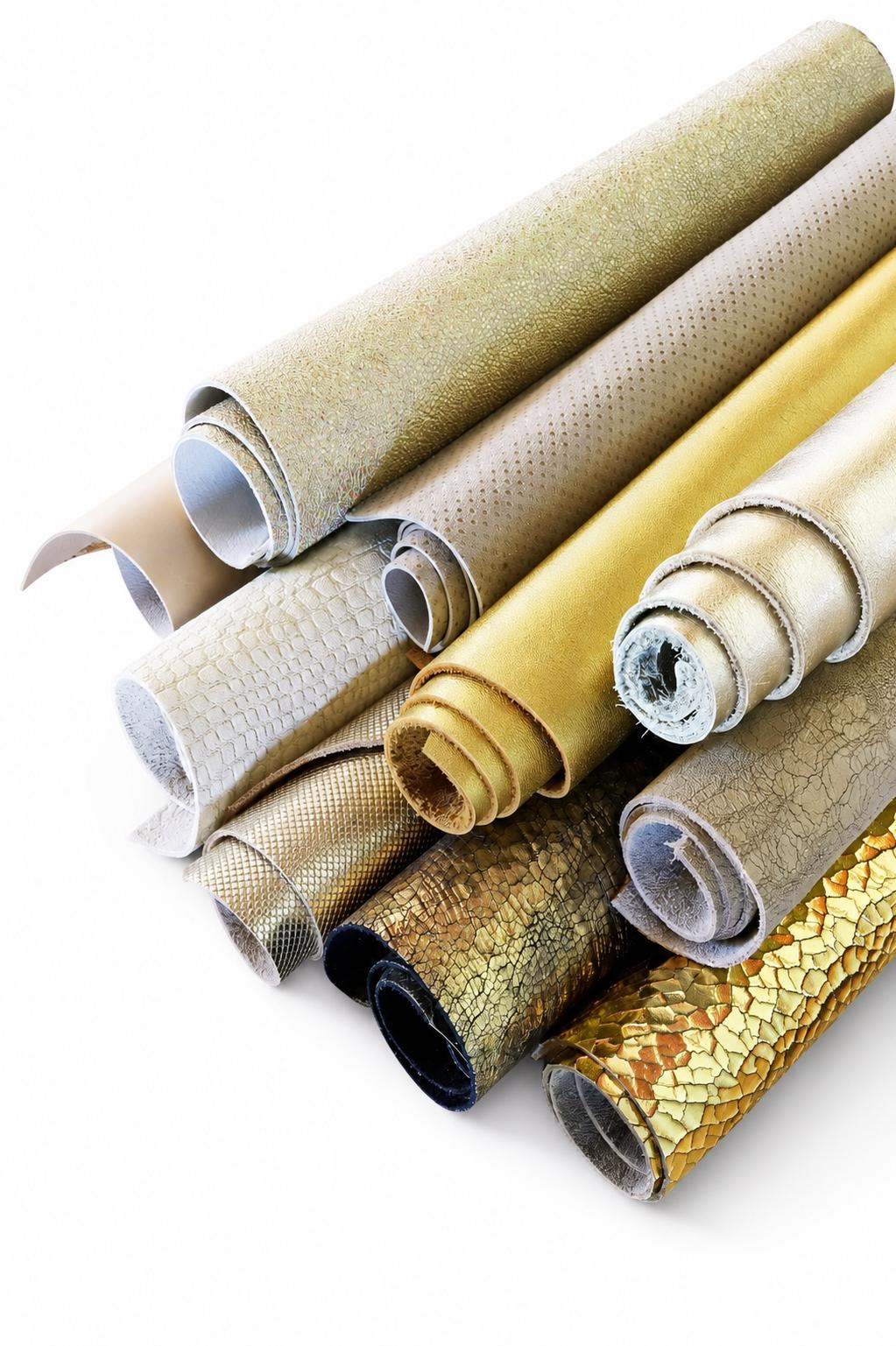 Gold Platinum Remnants Leather for Small Projects, Scraps for Leathercraft, Premium Leather Pieces B086/B La Garzarara