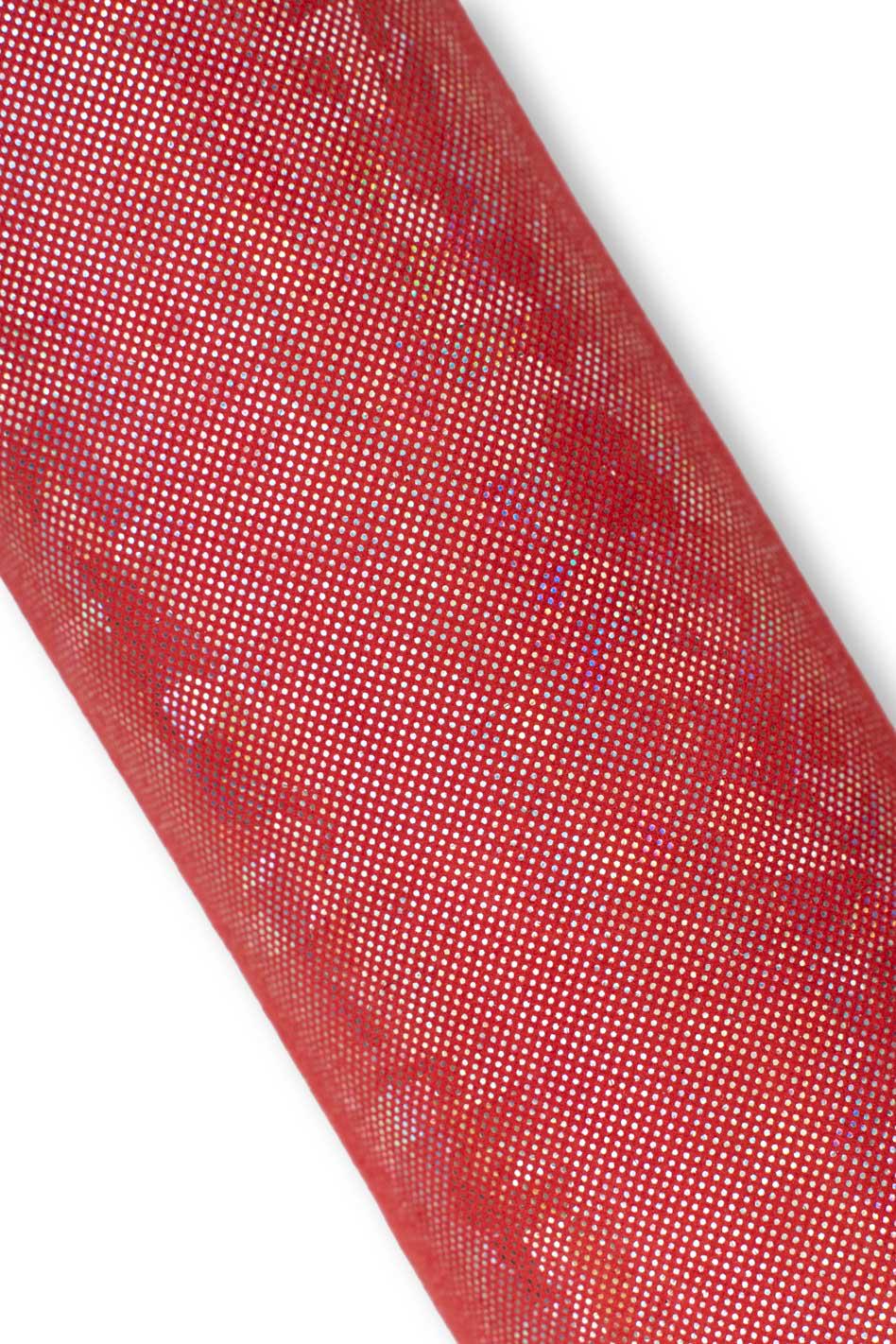 BUNDLE of 3 red leather skins, glitter metallic printed goatkins, POLKA dots pattern, soft materials for diy B19507-MT(st) LaGarzarara