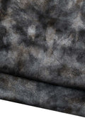 Steelmetal TIE- DYE printed leather skin, grey metallic suede sheepskin, soft shaded lambskin for crafters B19589-MT(st) La Garzarara