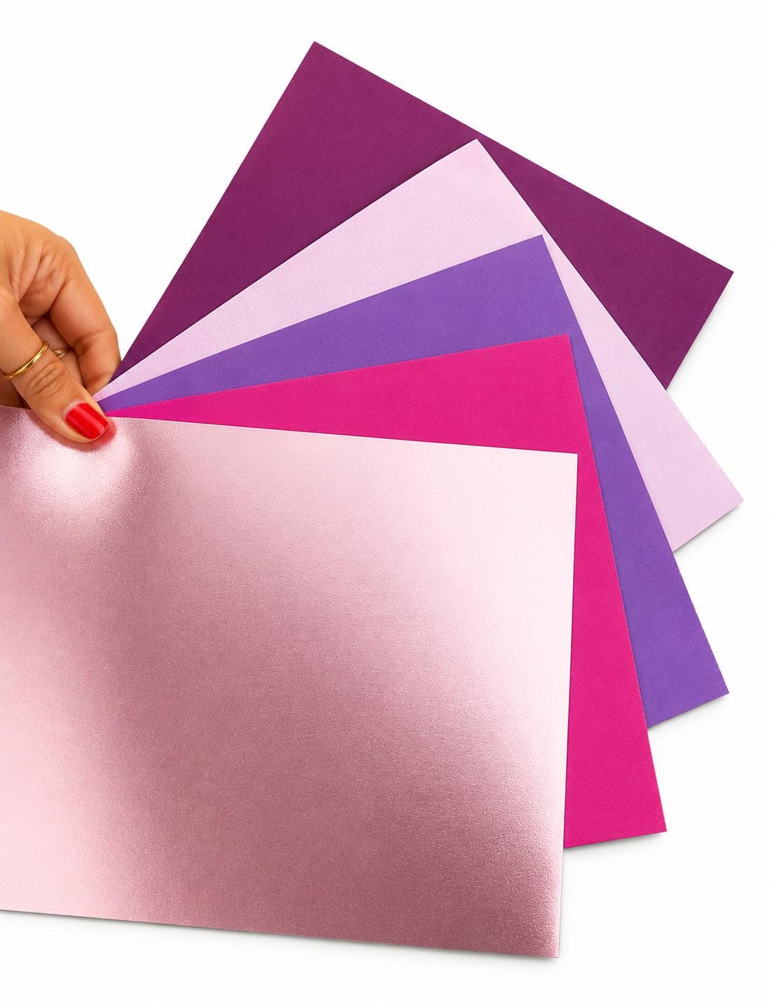 Pink and Purple Leather Scraps, Lilac Fuchsia Offcuts, Color Coordinated Leather Pieces for Crafts 10x8" / 25x20 cm RT255