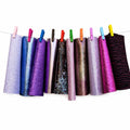 10 Shiny Leather Pieces, Metallic Purple Pink Leather Scraps, Textured Craft Leather Mix 6x5" / 15x12 cm RT350