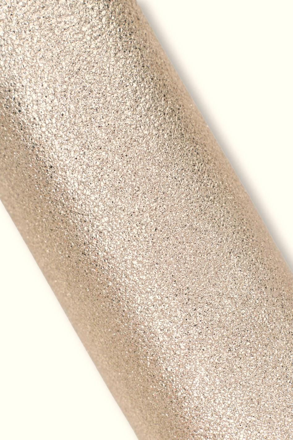 LUXURY leather BUNDLE, 3 skins leather pack, beige - light gold tones, heart crackle - glitter patterns - hides for crafting B19539-MT(st)