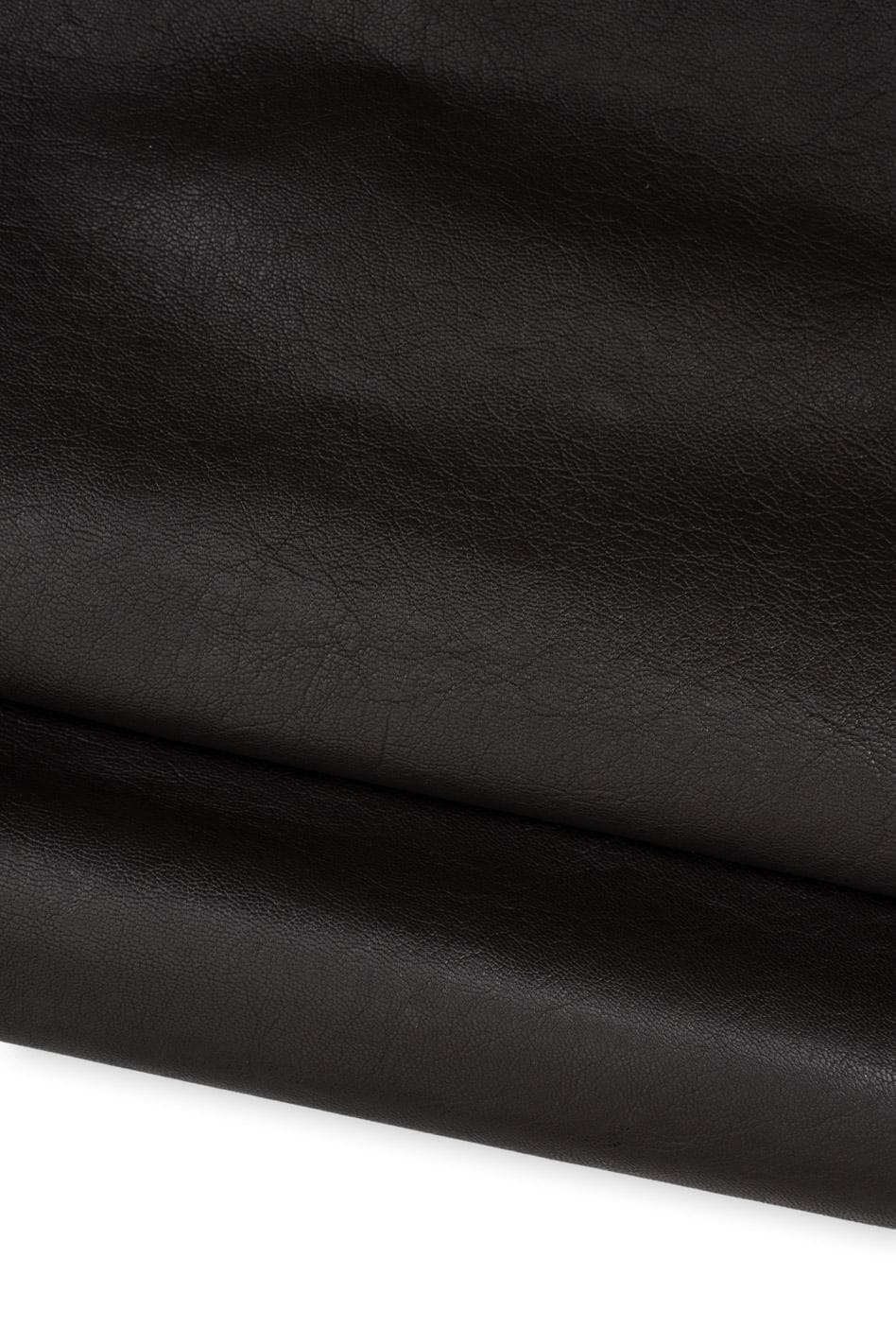 Dark brown SPORTY leather skin, solid color semi glossy goatskin, SOFT hide for crafting 0.7 - 0.9 mm B19577-TU La Garzarara