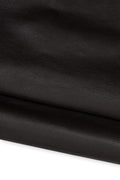 Dark brown SPORTY leather skin, solid color semi glossy goatskin, SOFT hide for crafting 0.7 - 0.9 mm B19577-TU La Garzarara