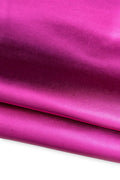 Fuchsia SMOOTH METALLIC goatskin, deep pink soft leather skin for diy projects, 0.6 - 0.8 mm B19625-MT La Garzarara