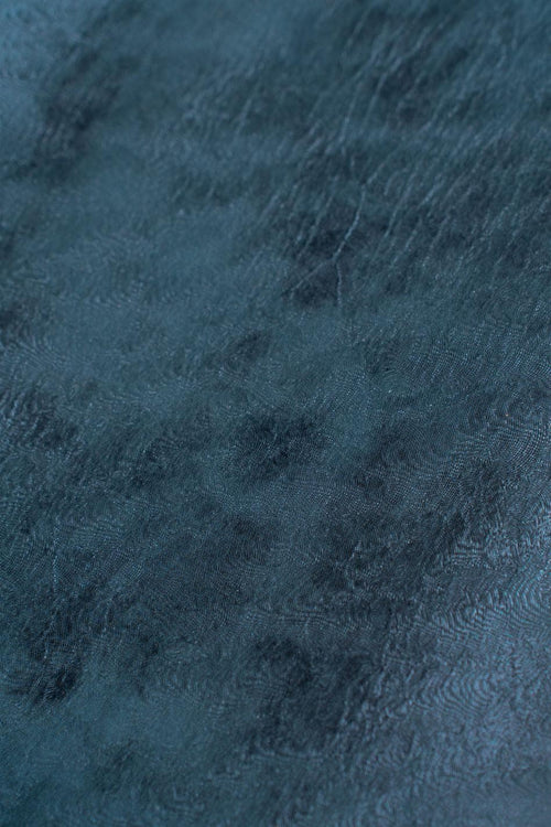 Blue METALLIC suede leather skin, GLITTERED shaded soft goatskin, top quality hide for hobbyists B19569-MT La Garzarara