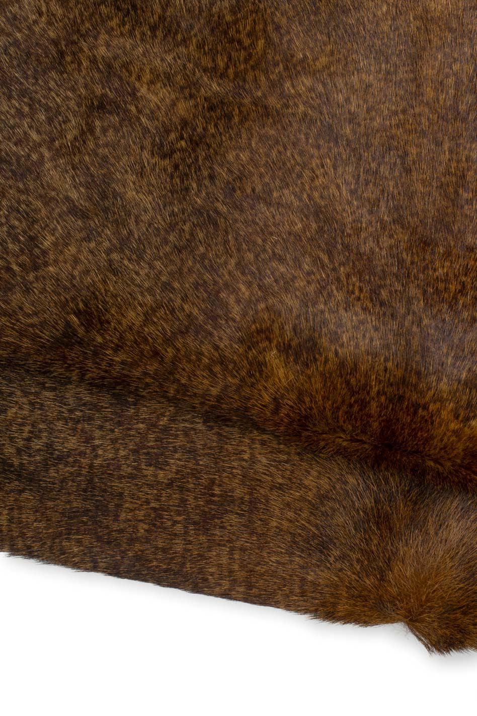 Tan brown SHEARLING hairy sheepskin, straight hair with back skin in brown suede - natural WOOL leather B19637-MNT La Garzarara