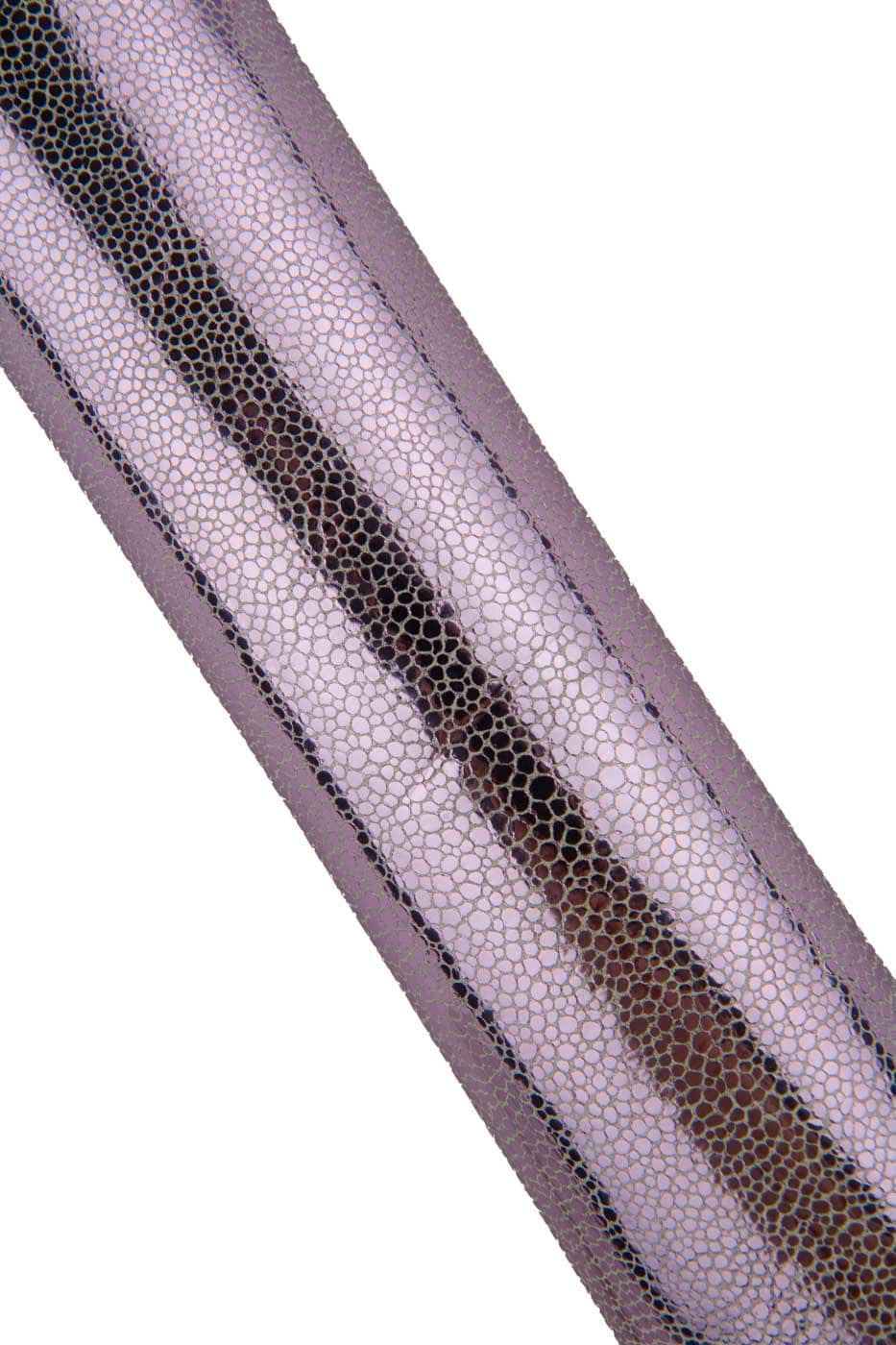 Lilac METALLIC leather skin, RAY printed bright goatskin, soft sparkle material for diy projects B19433-MT(st) La Garzarara