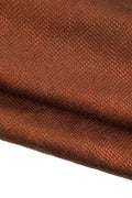 Rust REPTILE embossed leather hide, METALLIC snake printed calfskin, bright soft material for elegant creations B19330-MT(st) La Garzarara