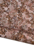 Pink FLOWER textured leather skin, CRACKLE printed goatskin with flower pattern, soft bright material for diy projects B19467-ST LaGarzarara