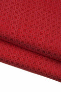 Bundle of 4 RED metallic leather skins, GEOMETRICAL printed suede goatskins, sparkle textured hides for hobbyists B19403-MT(st)