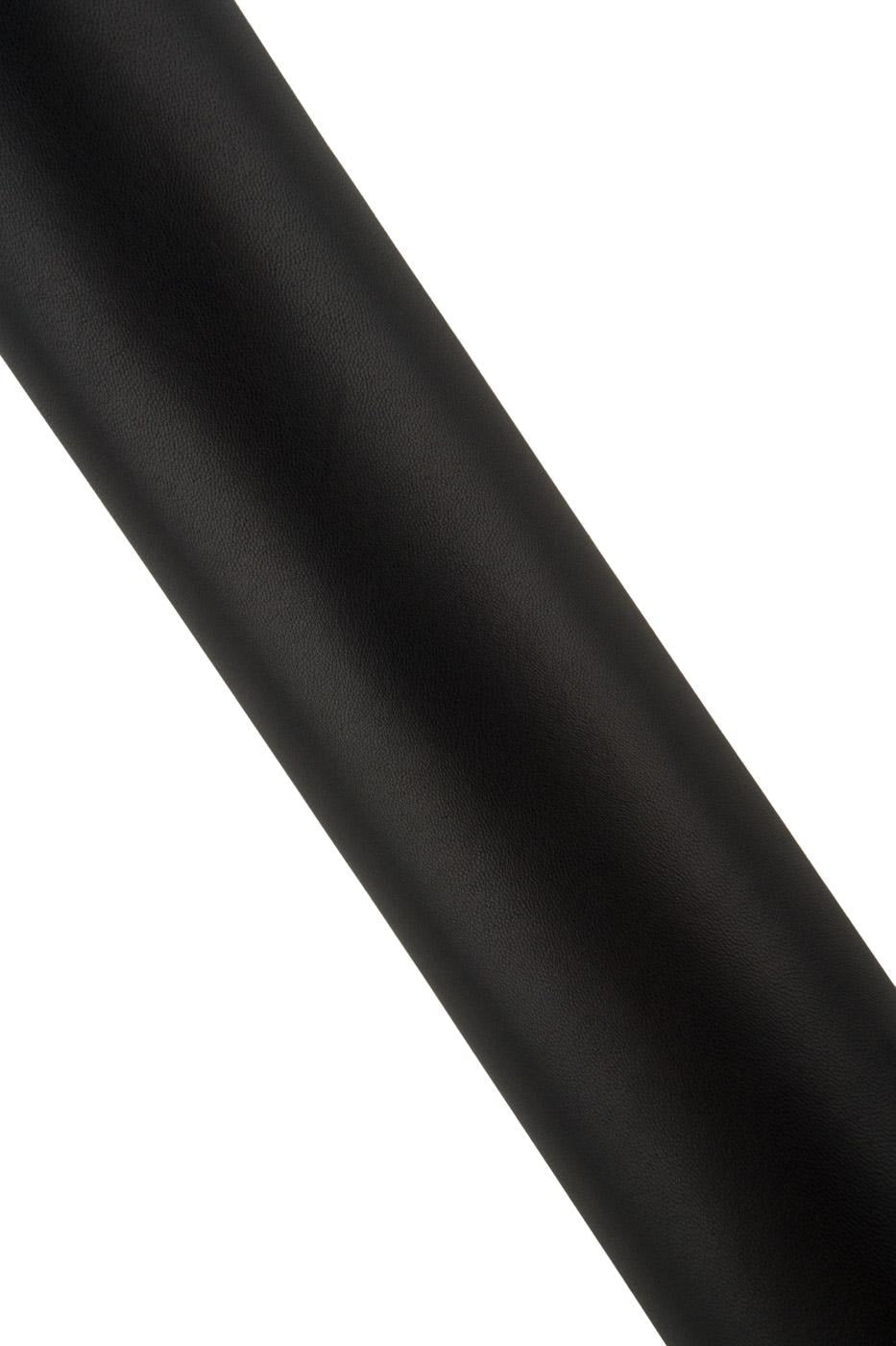 Black NAPPA sheepskin, semi glossy super SOFT leather skin, lambskin for garments, shoes, bags 0.8 - 1.0 mm B19361-TB La Garzarara