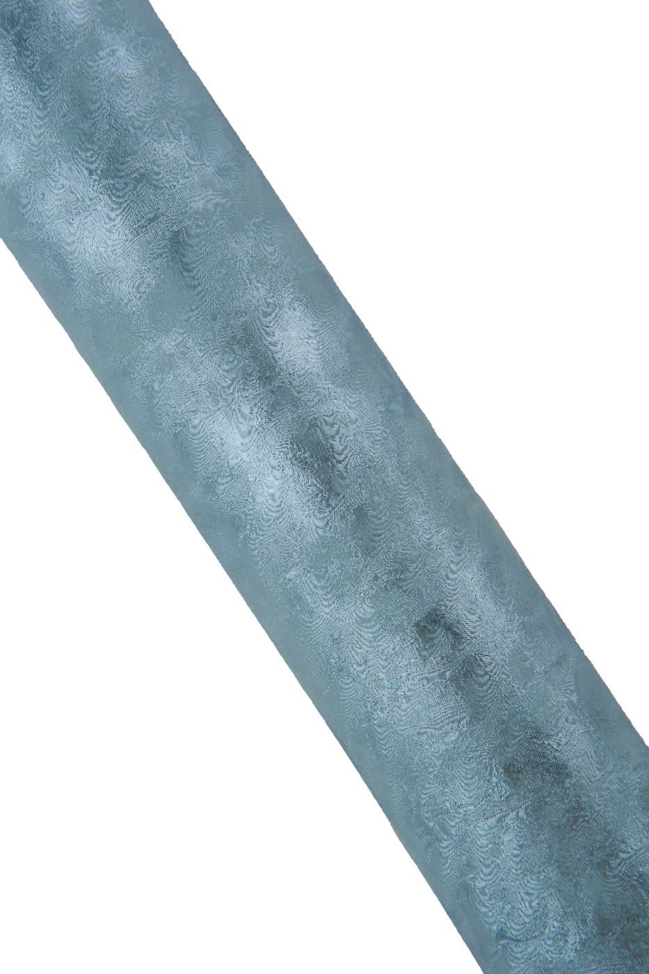 METALLIC SUEDE leather skin, silver foil on light blue suede, soft bright sparkle material for diy projects B19396-MT(st) La Garzarara