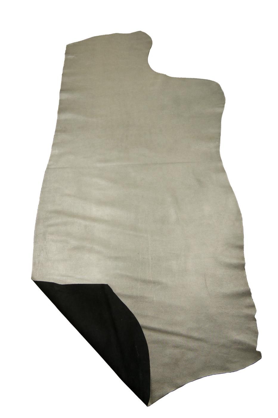Platinum METALLIC leather hide, soft SPARKLE embossed cowhide, glossy calfskin for diy projects B19343-MT(st) La Garzarara