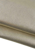 Platinum METALLIC leather hide, soft SPARKLE embossed cowhide, glossy calfskin for diy projects B19343-MT(st) La Garzarara
