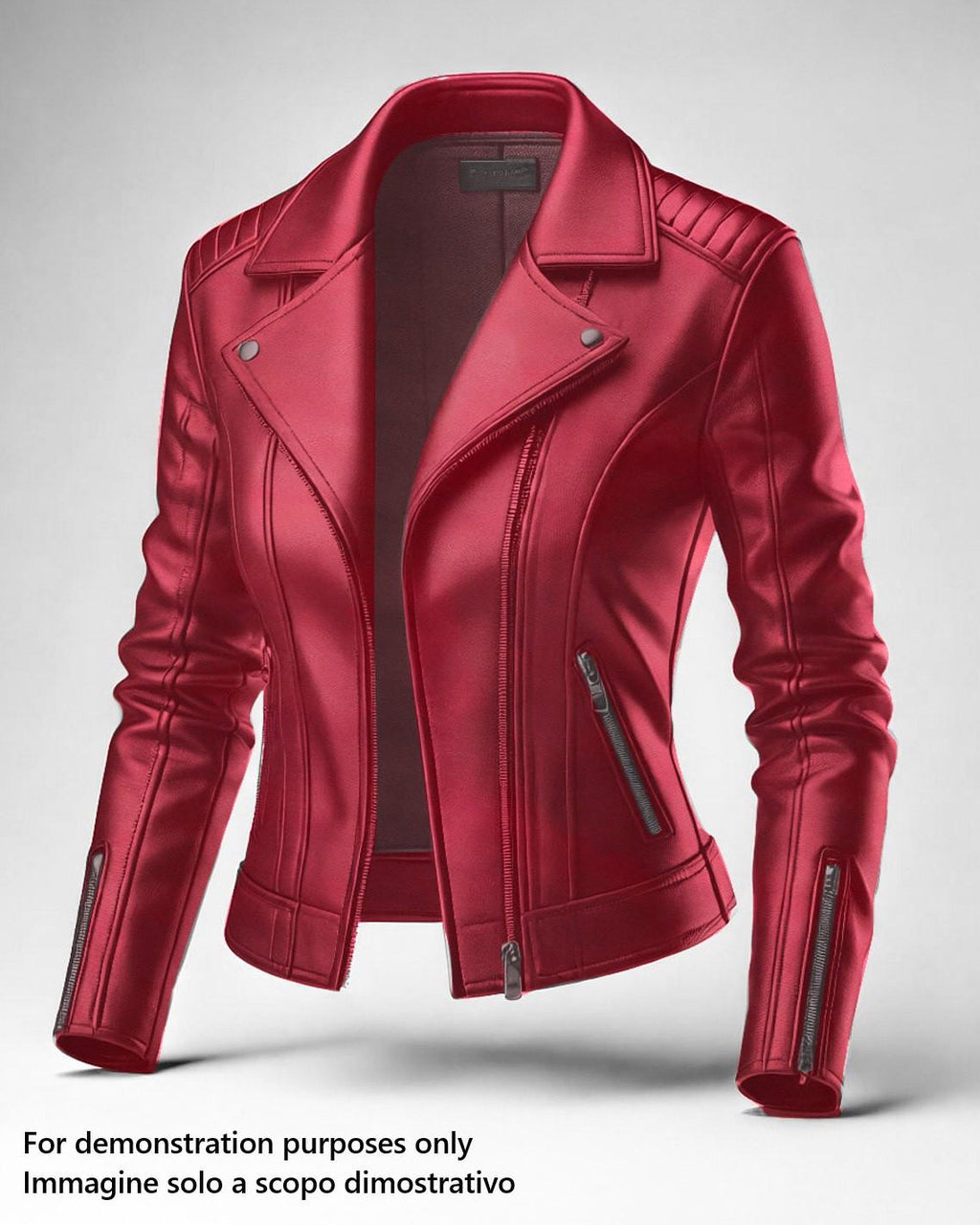 Red THIN leather skin, SMOOTH soft sheepskin nappa for garments, matt lambskin hide B17611-TU La Garzarara