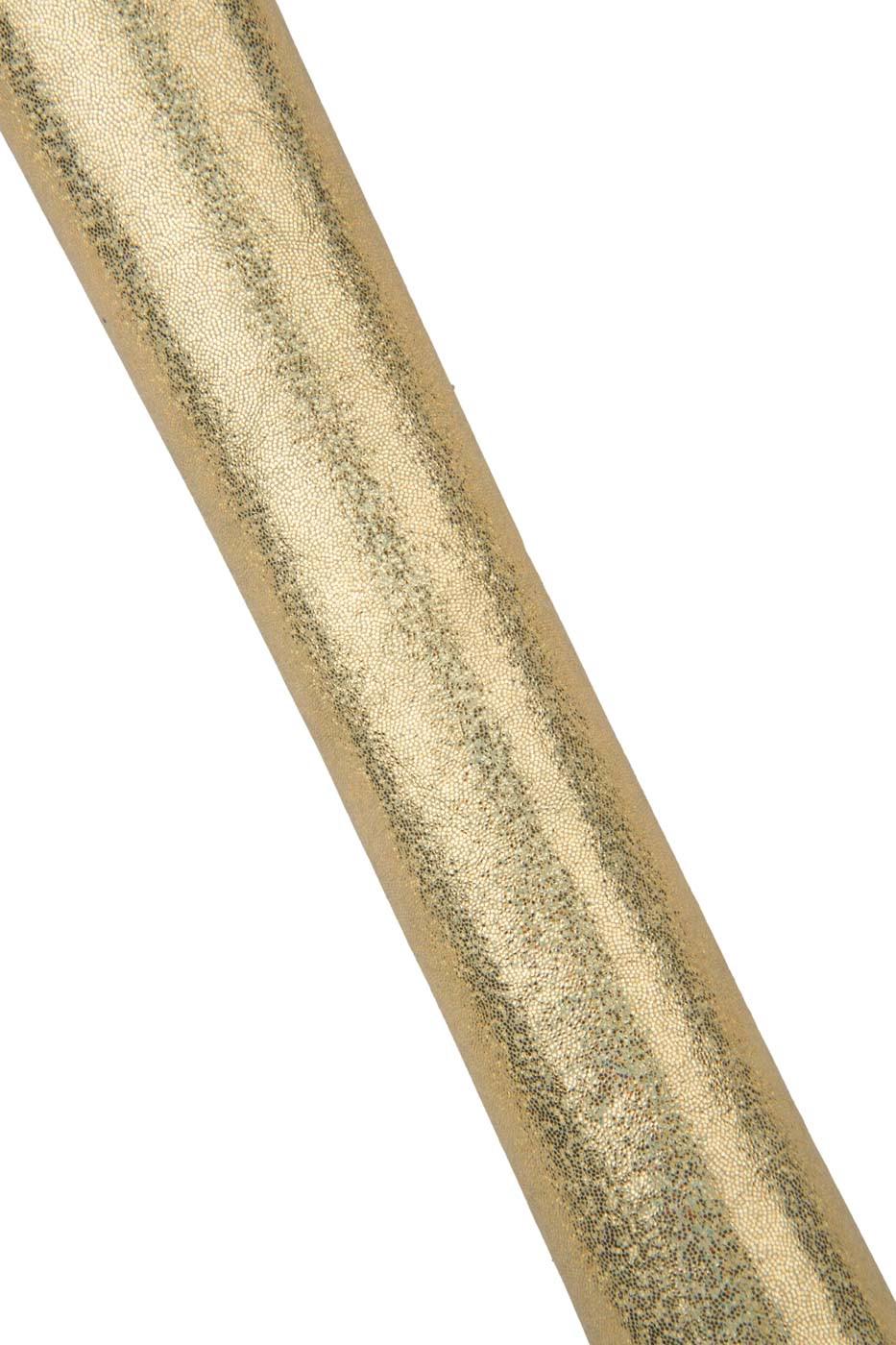 IRIDESCENT gold leather skin, soft metallic goatskin, bright SPARKLE hide for hobbyists B18536-MT La Garzarara