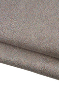 Beige leather skin with multicolor GLITTER, SPARKLE metallic wrinkled goatskin, bright soft material for hobbyists B19415-MT La Garzarara