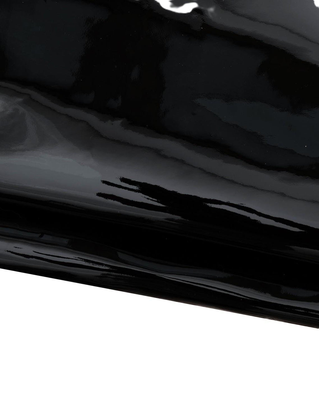 BLACK PATENT leather skin, smooth glossy goatskin, classic patent skin, 0.5 - 0.7 mm B18778-TB La Garzarara