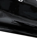 BLACK PATENT leather skin, smooth glossy goatskin, classic patent skin, 0.5 - 0.7 mm B18778-TB La Garzarara