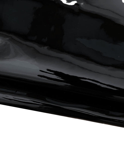 BLACK PATENT leather skin, smooth glossy goatskin, classic patent skin, 0.5 - 0.7 mm B18778-TB La Garzarara