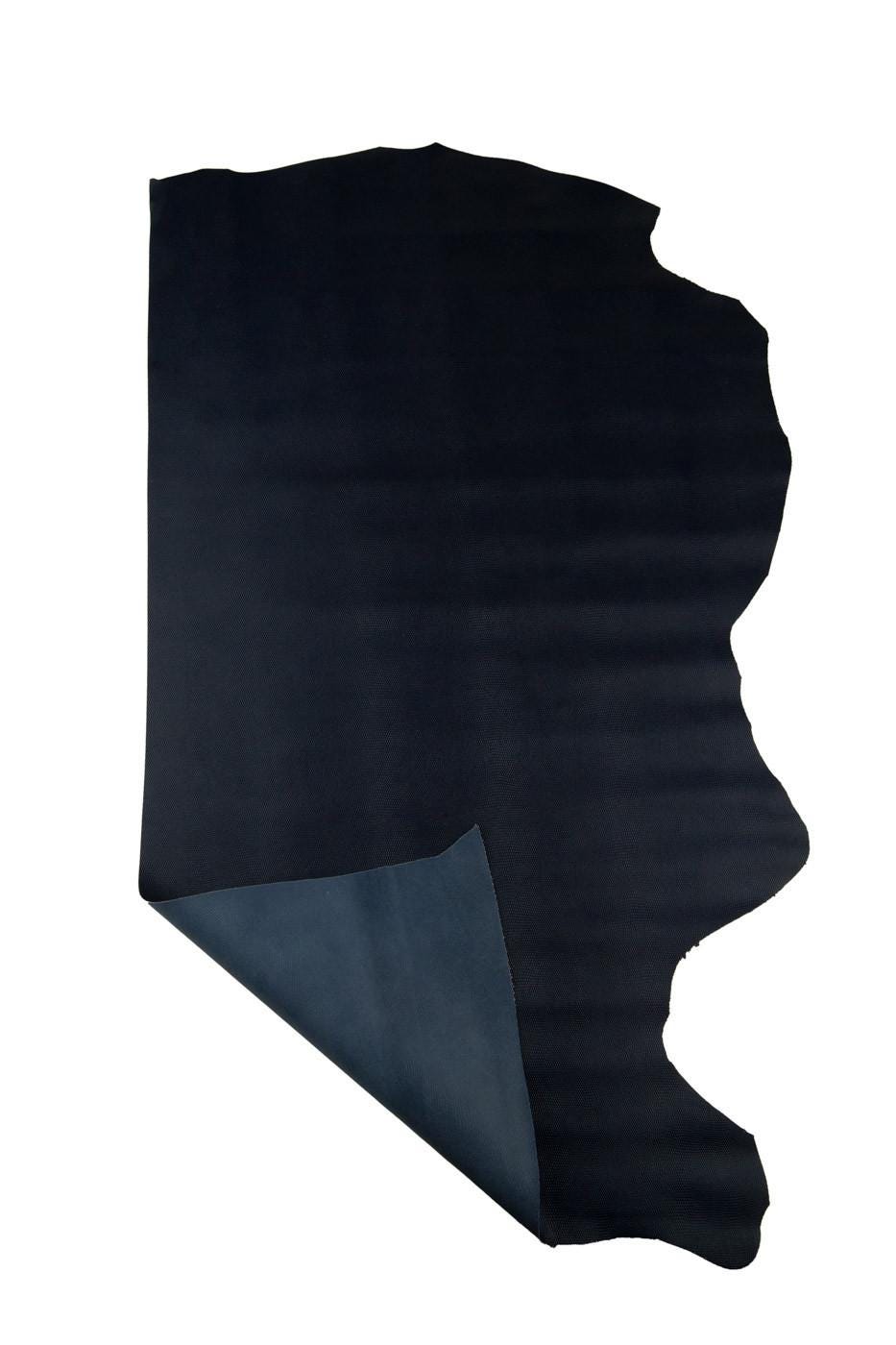 Night blue LIZARD EMBOSSED leather hide, semi glossy reptile printed calfskin, soft material 0.8 - 1.0 mm for craft B19322-ST La Garzarara
