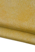 Set of 3 gold / platinum RAY printed goatskin, soft BRIGHT glittered textured leather skin for hobbyists B19459-MT(st) La Garzarara