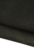 Brown - black REPTILE printed leather skin, soft matt CROCODILE - like embossed goatskin, ideal for crafters B19341-ST La Garzarara