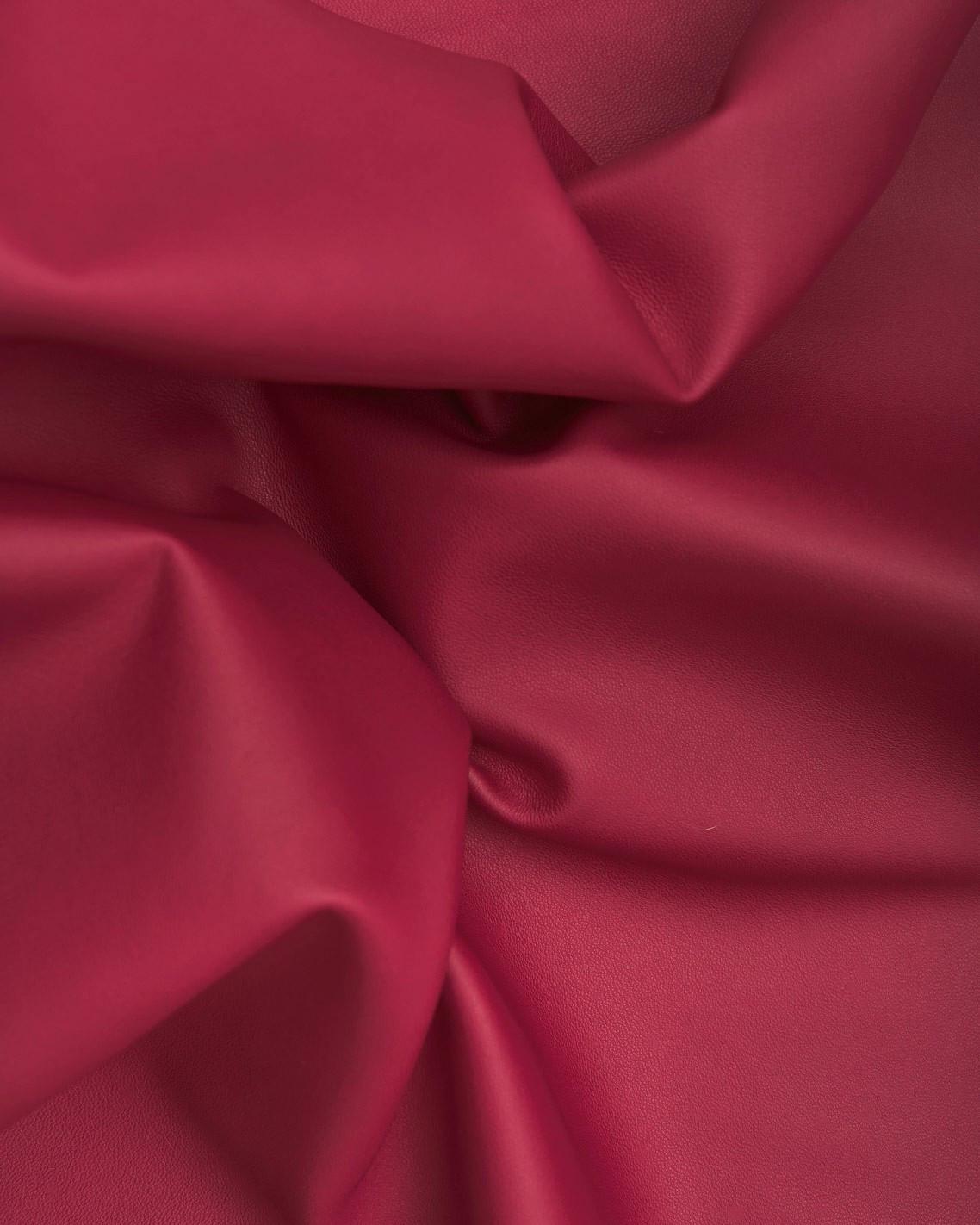 Red THIN leather skin, SMOOTH soft sheepskin nappa for garments, matt lambskin hide B17611-TU La Garzarara
