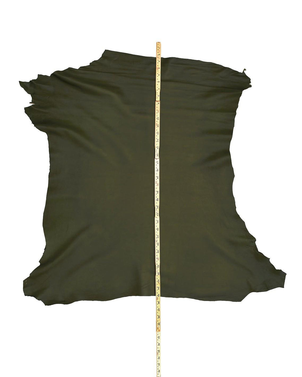 Dark green sheepskin NAPPA leather, SMOOTH soft lambskin, silky hide for garments B17598-TU La Garzarara