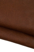 Brown VEGETABLE tanned leather skin - distressed mahogany sheepskins - GRAINY soft washed lambskin for crafters B19456-VT La Garzarara