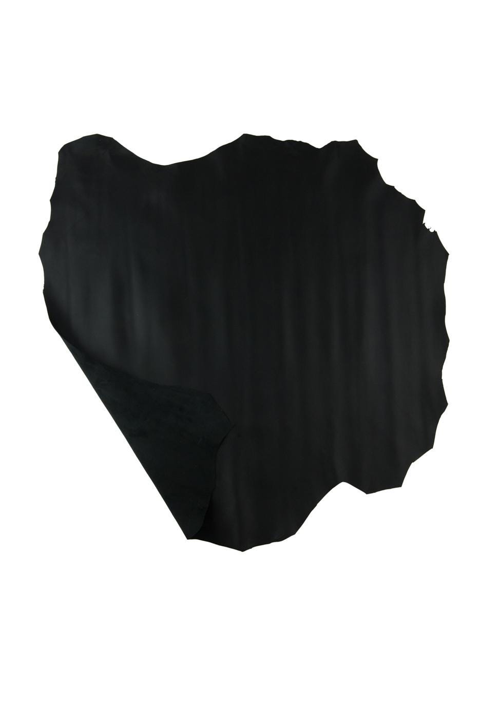 Genuine SMOOTH black NAPPA, soft matt lambskins, top quality sheepskin 0.7 - 0.9 mm for crafters B19362-TB La Garzarara