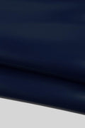 Blue BRUSH OFF leather skin, smooth soft goatskin, semi glossy flat material for hobbyists B19344-TU La Garzarara