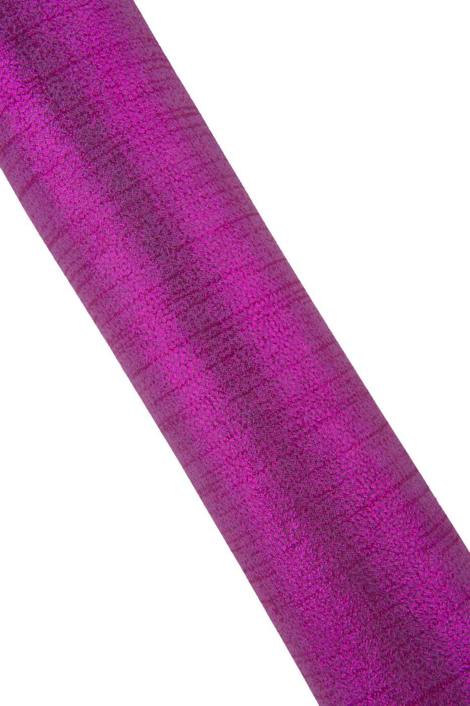Fuchsia METALLIC leather skin, pink fabric - like textured soft SUEDE goatskin, ideal for diy projects B19390-MT(st) La Garzarara