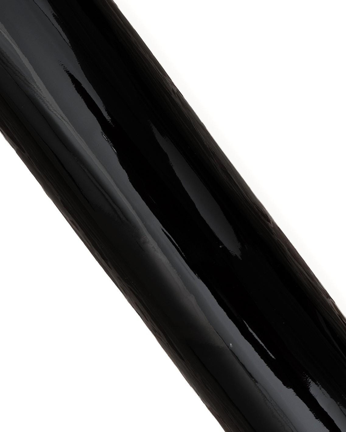 BLACK PATENT leather skin, smooth glossy goatskin, classic patent skin, 0.5 - 0.7 mm B18778-TB La Garzarara